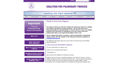 Desktop Screenshot of coalitionforpf.org